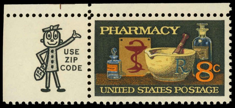 US Sc 1473 VF/MNH - 1972 8¢ Pharmacy