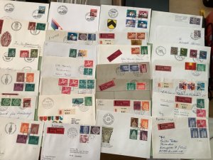 Switzerland postal  covers  27 items Ref A2206