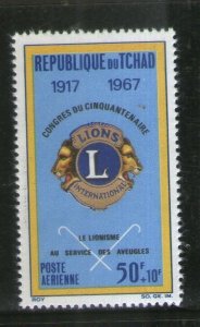 Chad 1967 Lion's International Club 1v Sc CB4 MNH # 3183A