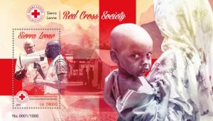 SIERRA LEONE 2015 SHEET RED CROSS srl15618b