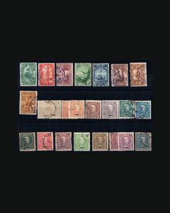 VINTAGE:TIMOR-PORTUGAL 1895 USD ASST  SCOTT 53-82, $80.05 LOT #1895X5