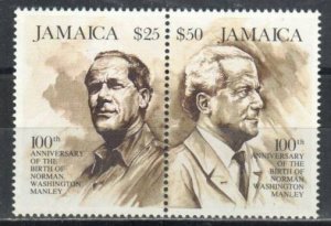 Jamaica Stamp 800-801  - Norman Washington Manley
