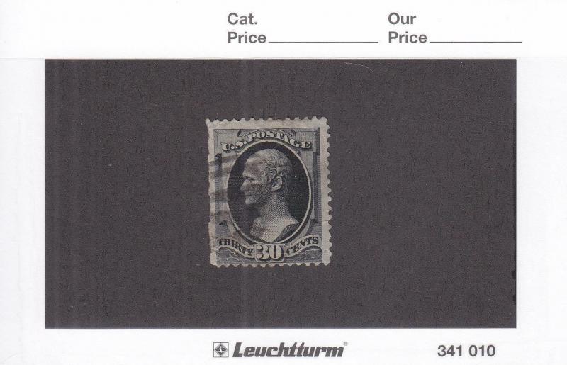 US Stamp: Sc# 165, 30c Hamilton, Used W/Faults (S11719)