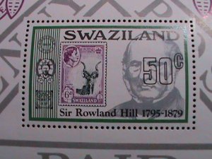 SWAZILAND-1979-SC#332  CENTENARY OF SIR ROWLAND HILL-MNH S/S-VERY FINE