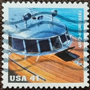 US Scott # 4162; used 41c Hacker craft from 2007; XF centering; off paper