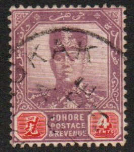 Malaya - Johore Sc #79 Used