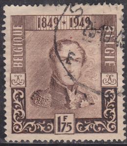 Belgium 387 King Leopold I 1949