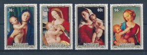 [116781] Penrhyn 1984 Christmas art paintings  MNH