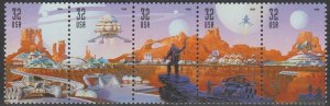 3238-42, Strip of 5. Space Discovery MNH, .32 cent