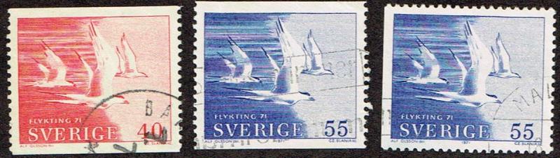 Sweden # 886 - 888 U