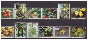 COMORO ISLANDS 1977 Flora used complete set of 12 values