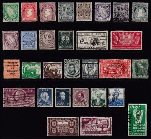 Ireland 30 Different Lot - Pre 1960 - Used - SCV $29.15