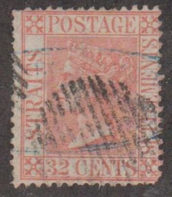 Straits Settlements Scott #17 Stamp - Used Single