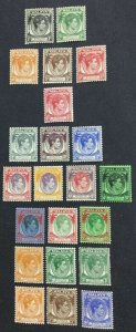 MOMEN: MALAYA STRAITS SG #278-298 + 8c UNISSUED MINT OG H £600+ LOT #60258