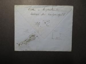 India 1944 Forces Cover / APO 242 (AHMEDNAGAR) / Multi Censors - Z12408