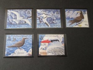 Ascension 2005 Sc 868-72 bird set MNH