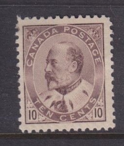 CANADA 1903 MINT H SC #93 10c EDWARD VII CAT $400