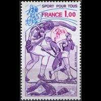 FRANCE 1978 - Scott# 1619 Sports for All Set of 1 NH