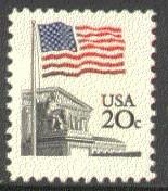 US Stamp #1894 MNH - Flag Over Supreme Court Building Single