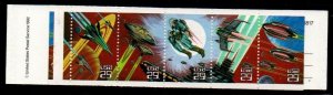 ALLY'S STAMPS Scott #2741-5a 29c Space Fantasy B/P [5] - MNH F/VF [BP-16d]