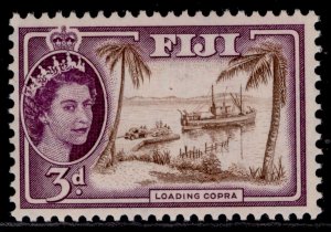 FIJI QEII SG285, 3d brown & reddish violet, NH MINT.