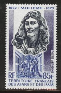 Afars and Issas Scott C90 MNH** Moliere 85fr