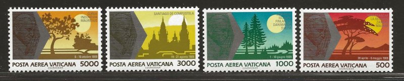 VATICAN CITY SC# C88-91  FVF/MNH