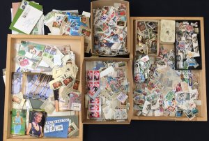 World Africa Cinderellas OLD/Modern Mixture (Few 1000) Big Lot M&U MK4853  1,5kg