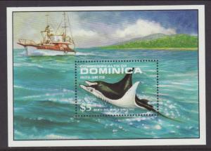 Dominica 1144 Manta Ray Souvenir Sheet MNH VF