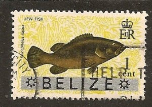 Belize  Scott 313  Fish    Unused