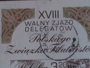 POLAND-2002-SC#3553-23RD POLISH PHILADELIC CONVENTION -CTO IMPERF S/S VF