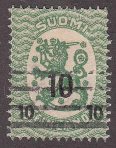 Finland 119 Arms of Finland O/P 1919