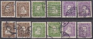 Denmark #164-75 F-VF Used CV $93.00 (A12294)