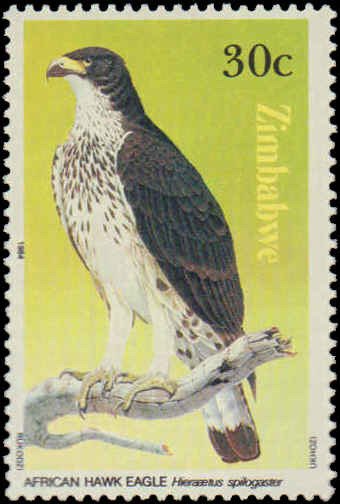 Zimbabwe #481-486, Complete Set(6), 1984, Birds, Never Hinged