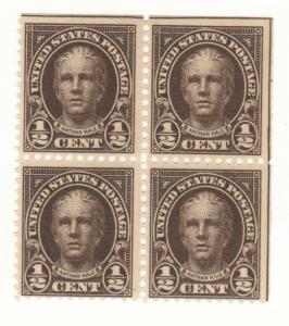 U S Scott 551 Mint OG NH Block 2009 SCV $2.00 - Lot # 551-D