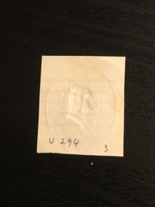 US SC# U294 Franklin  Cut Square Used