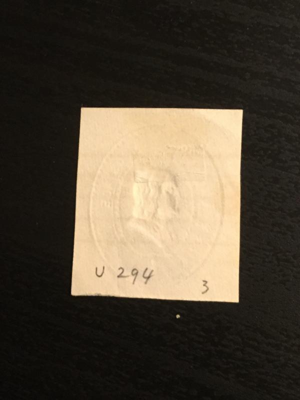 US SC# U294 Franklin  Cut Square Used