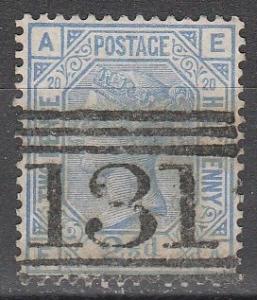 Great Britain #68 Plate 20 F-VF Used CV $65.00  (A13327)