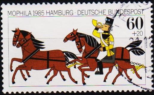 Germany. 1985 60pf+20pf  S.G.2104 Fine Used