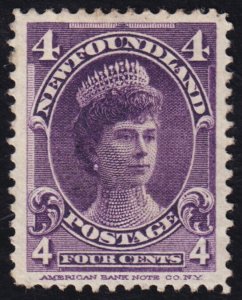 Newfoundland Scott 84 (1901) Mint H F, CV $40.00 C