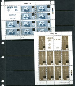 Malta Europa 1974 Mi 493-6 MNH 4 sheets of 10 stamp 2 labels each 8760