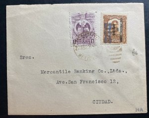 1916 Mexico City Mexico Cover Constitutionalist Government Overprint Local