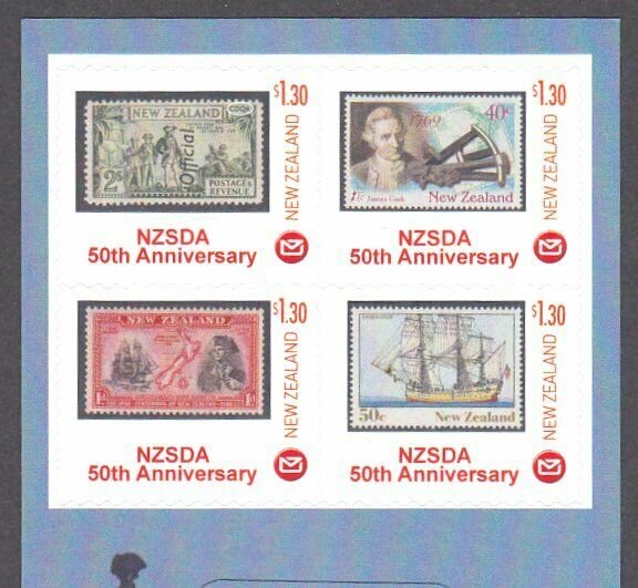 NEW ZEALAND 2019 NZSDA Capt Cook $13 CAL booklet - only 250 printed........D867b