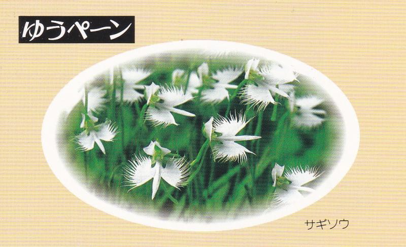 Japan # Z105a, Fringed Orchids Complete Booklet, NH, 1/2 Cat.