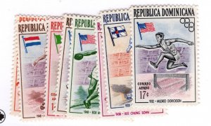 Dominica #474-478, C97-C99 MNH Stamp - CAT VALUE $2.65
