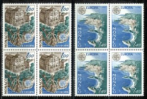 Monaco Sc# 1107-1108 MNH block/4 1978 Europa