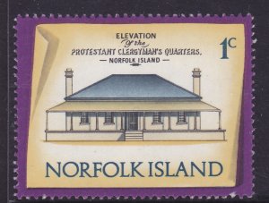 Norfolk Island -1973 Historic Buildings 1c used