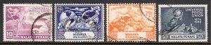 Malaya (Penang) - Scott #23-26 - Used - Pulled perf #25 - SCV $11