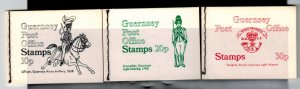 Guernsey Stamp booklets MNH  complete