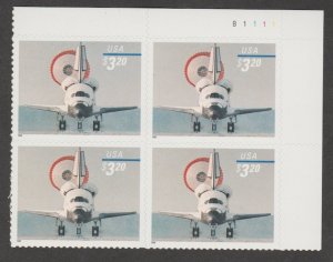 U.S. Scott #3261 Space - Spaceship Stamp - Mint NH Plate Block